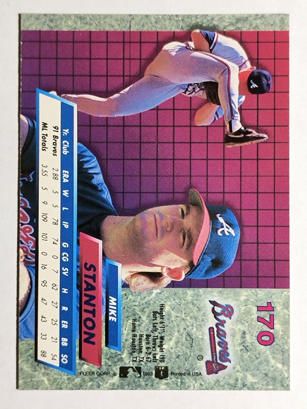 1992 Ultra #170 Mike Stanton