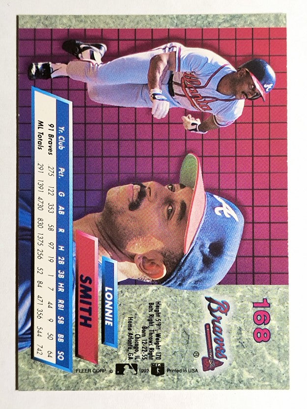 1992 Ultra #168 Lonnie Smith
