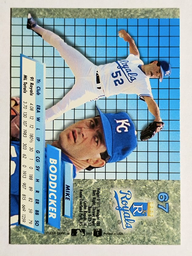 1992 Ultra #67 Mike Boddicker
