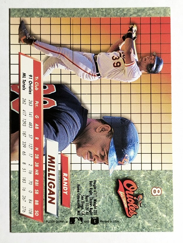 1992 Ultra #8 Randy Milligan