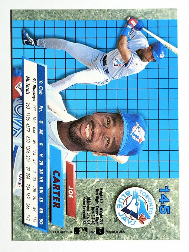 1992 Ultra #145 Joe Carter