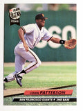 1992 Ultra #593 John Patterson RC