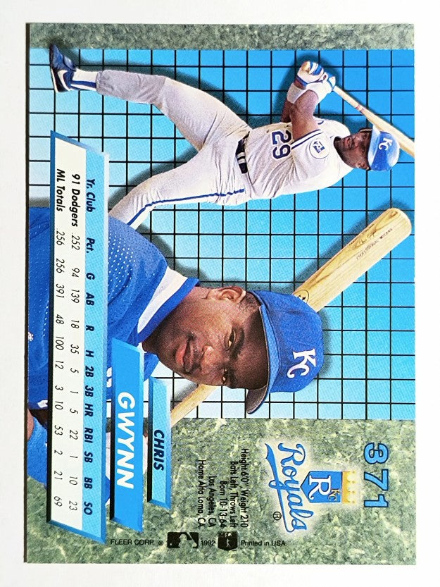 1992 Ultra #371 Chris Gwynn