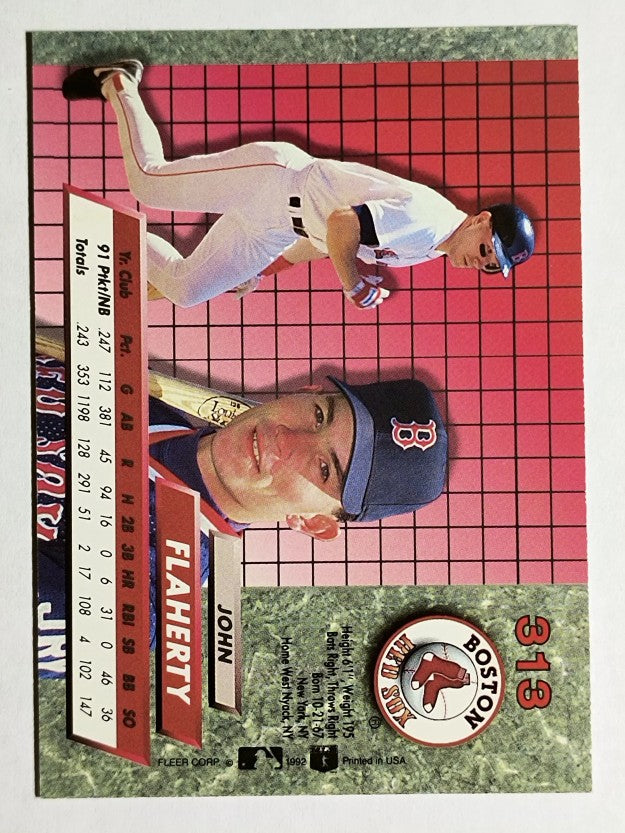 1992 Ultra #313 John Flaherty RC