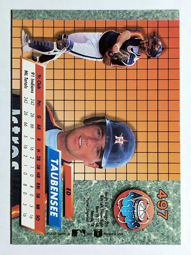 1992 Ultra #497 Ed Taubensee RC