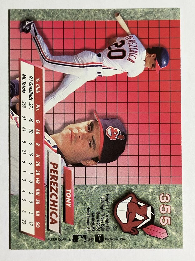 1992 Ultra #355 Tony Perezchica
