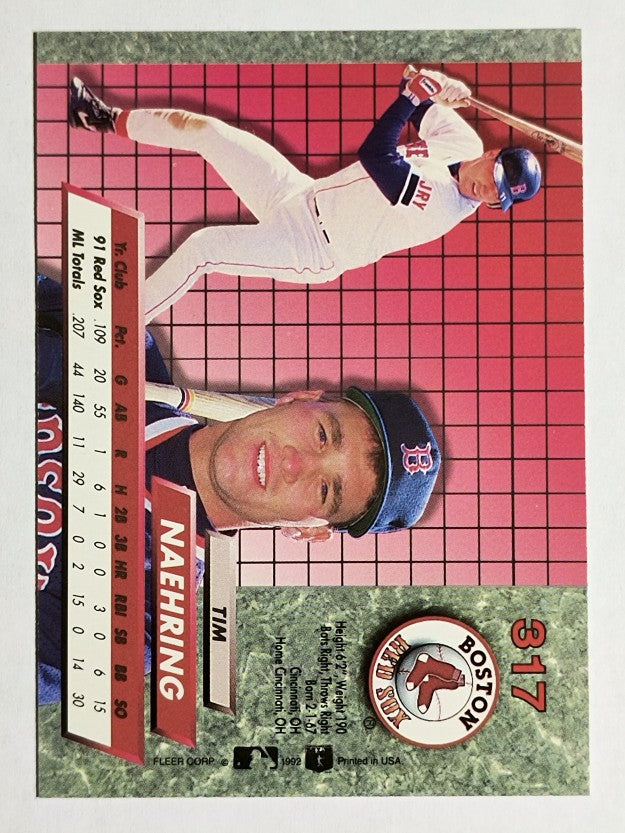 1992 Ultra #317 Tim Naehring