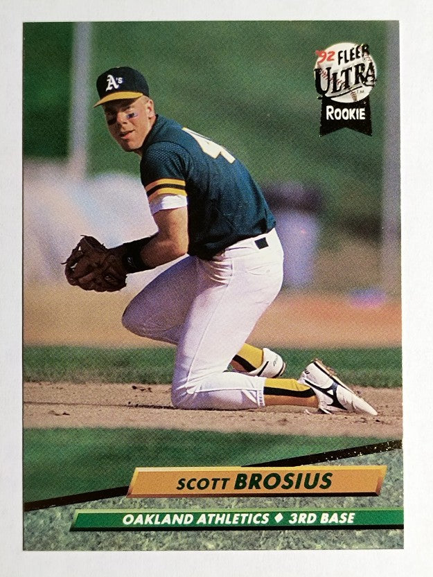 1992 Ultra #420 Scott Brosius RC