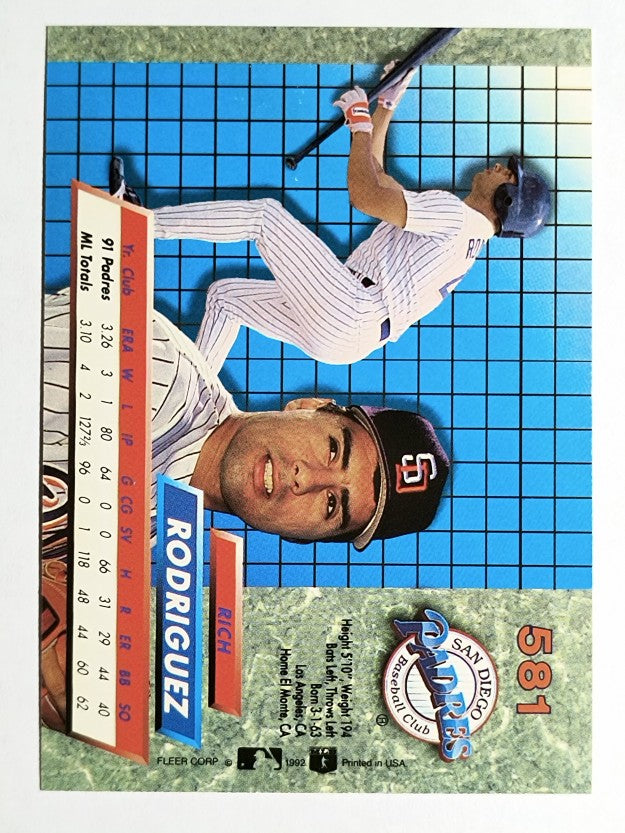 1992 Ultra #581 Rich Rodriguez
