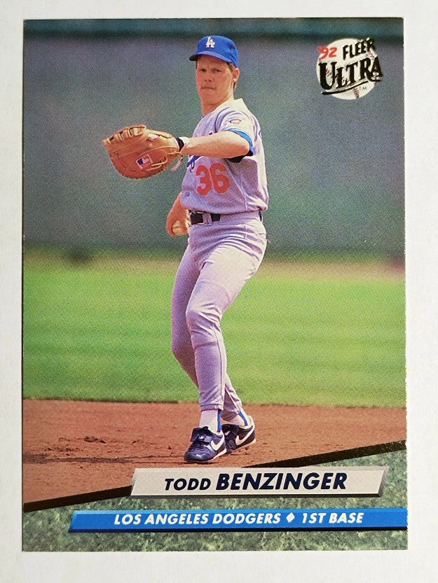 1992 Ultra #499 Todd Benzinger