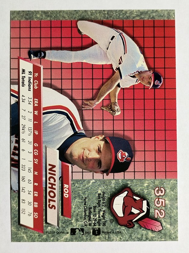 1992 Ultra #352 Rod Nichols