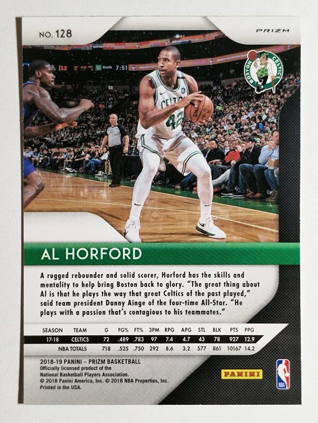2018-19 Panini Prizm Prizms Red White and Blue #128 Al Horford