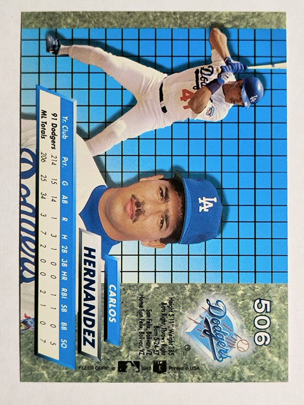 1992 Ultra #506 Carlos Hernandez
