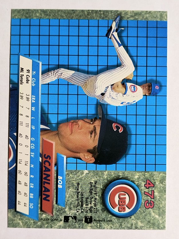 1992 Ultra #473 Bob Scanlan