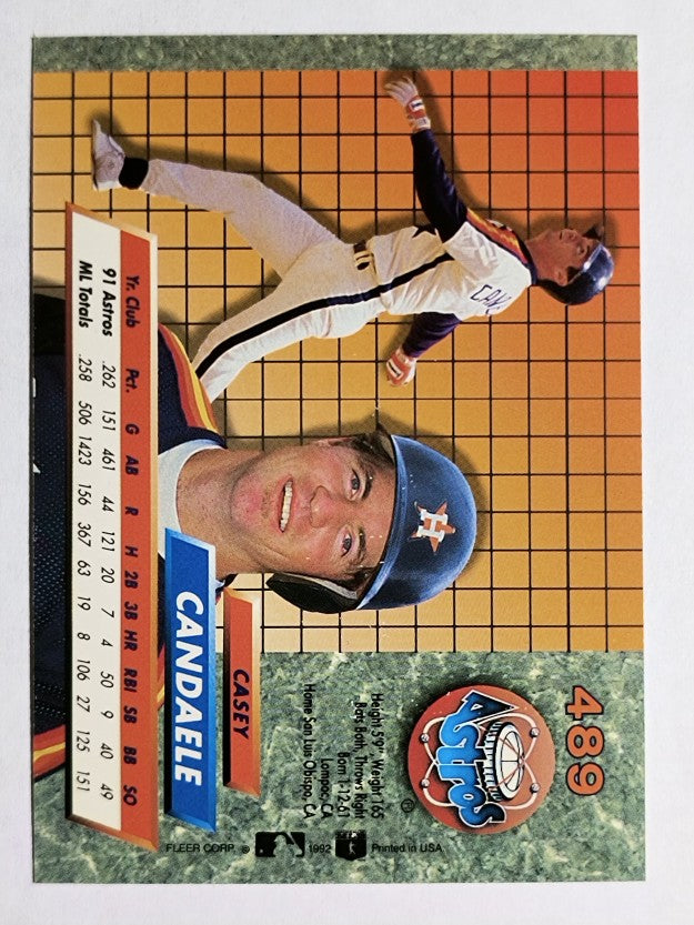 1992 Ultra #489 Casey Candaele