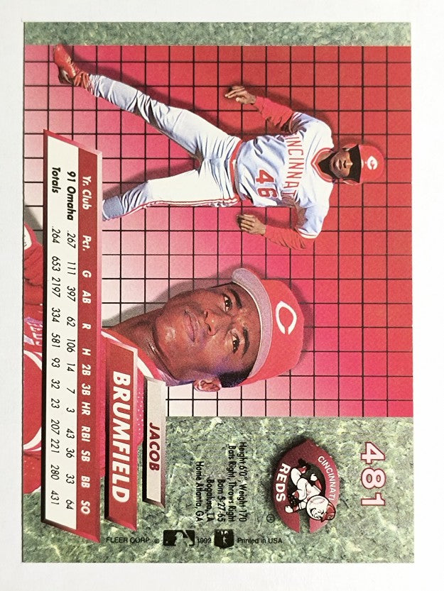 1992 Ultra #481 Jacob Brumfield
