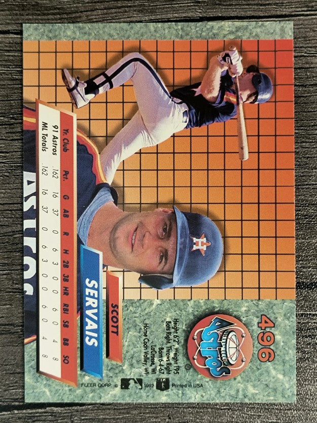 1992 Ultra #496 Scott Servais
