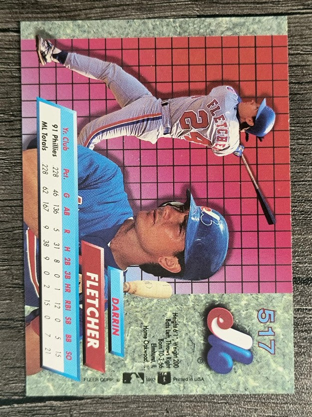 1992 Ultra #517 Darrin Fletcher
