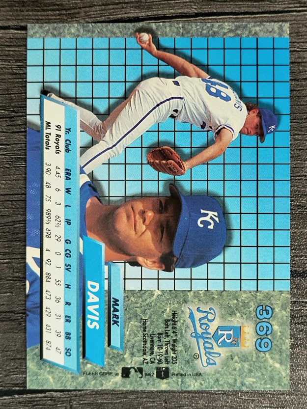 1992 Ultra #369 Mark Davis