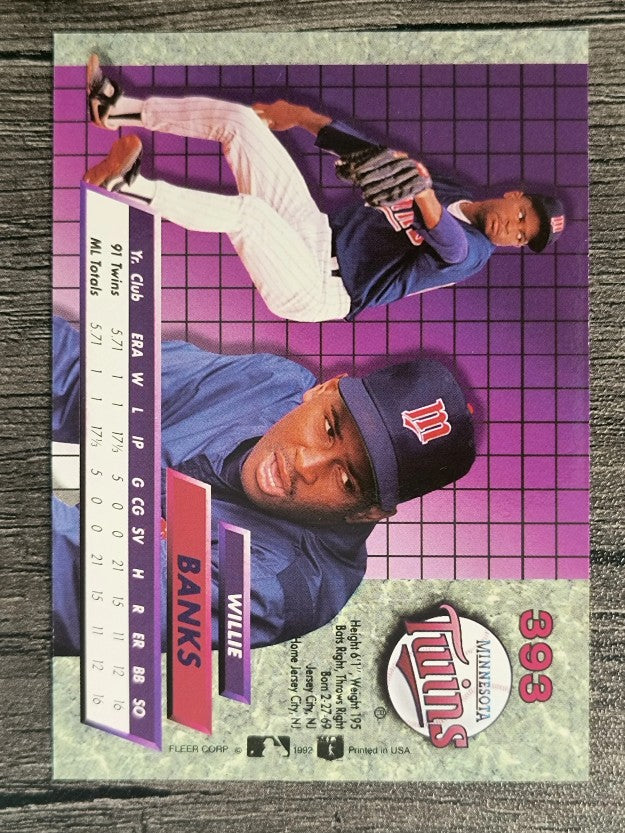 1992 Ultra #393 Willie Banks
