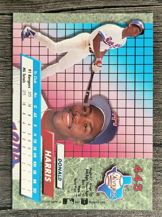 1992 Ultra #443 Donald Harris