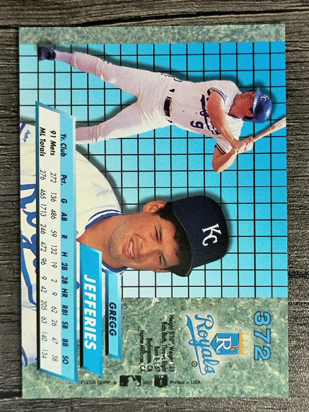 1992 Ultra #372 Gregg Jefferies