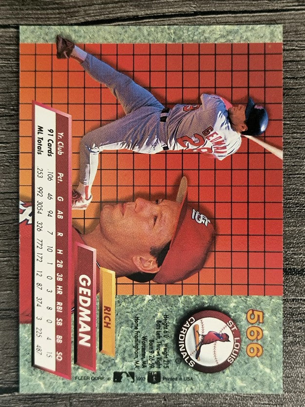 1992 Ultra #566 Rich Gedman