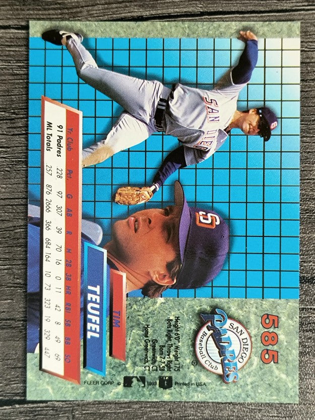 1992 Ultra #585 Tim Teufel