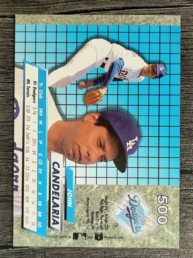 1992 Ultra #500 John Candelaria