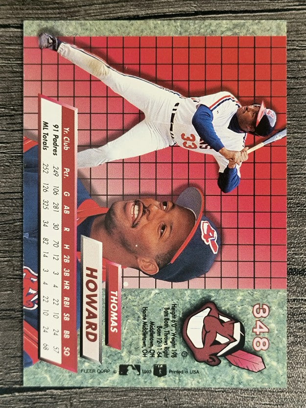 1992 Ultra #348 Thomas Howard