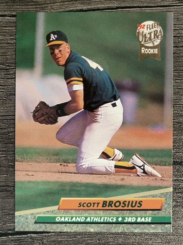 1992 Ultra #420 Scott Brosius RC