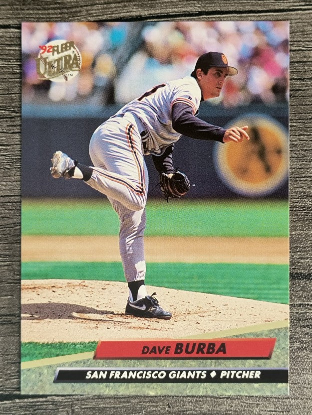 1992 Ultra #587 Dave Burba