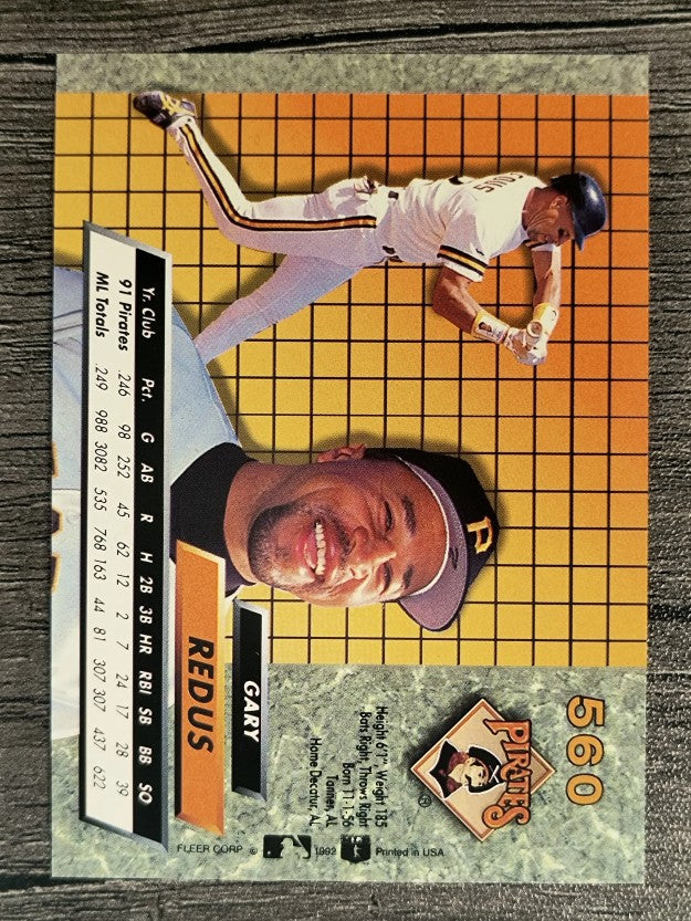 1992 Ultra #560 Gary Redus