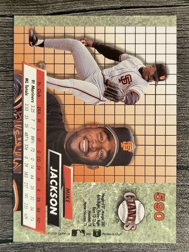 1992 Ultra #590 Mike Jackson