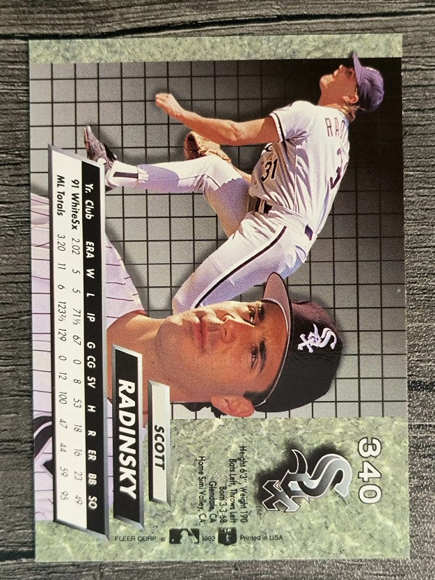 1992 Ultra #340 Scott Radinsky