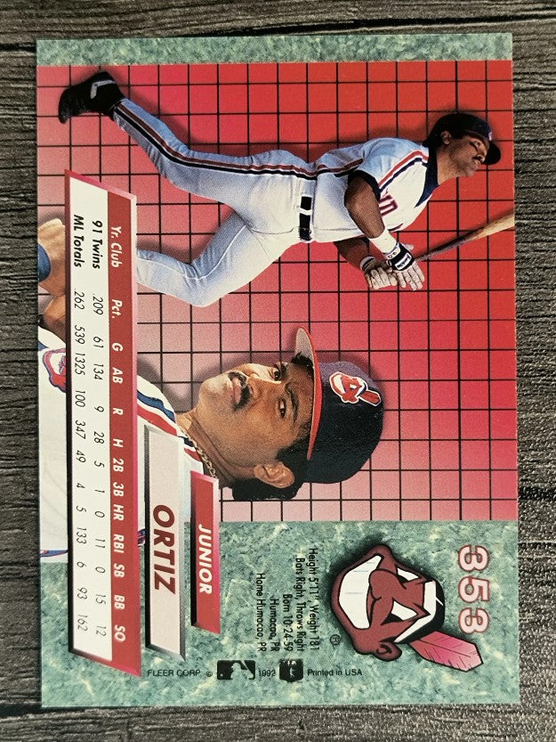 1992 Ultra #353 Junior Ortiz