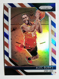 2018-19 Panini Prizm Prizms Red White and Blue #203 Alec Burks