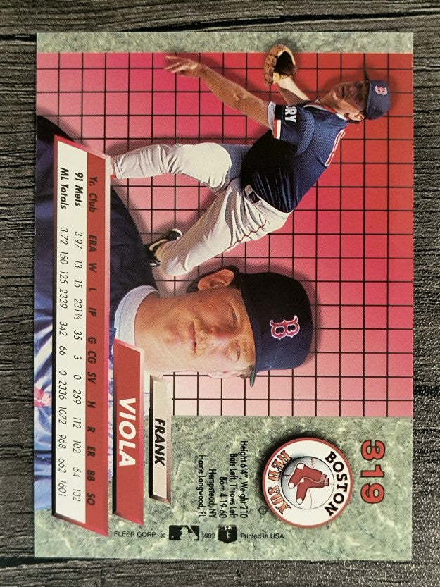 1992 Ultra #319 Frank Viola
