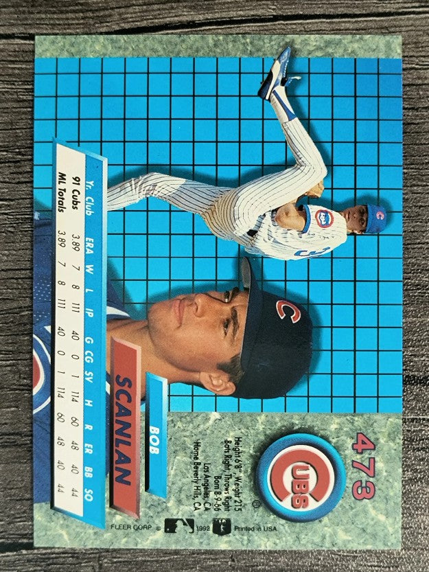 1992 Ultra #473 Bob Scanlan