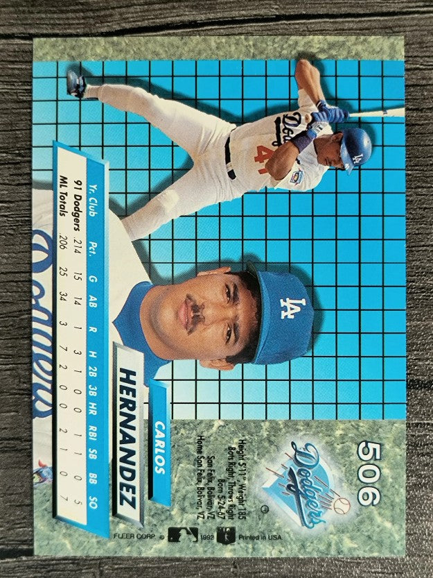 1992 Ultra #506 Carlos Hernandez