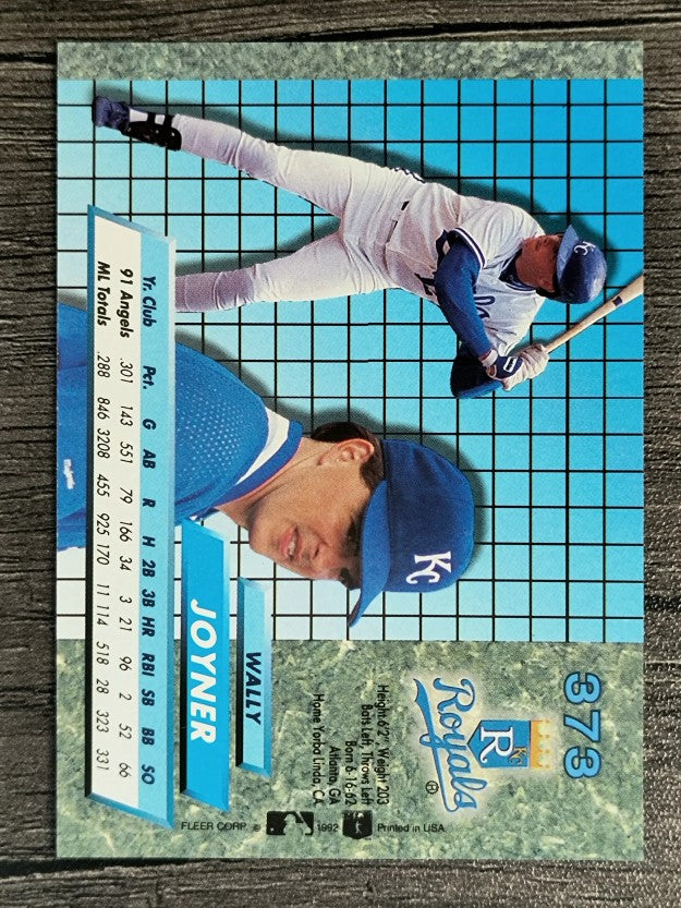 1992 Ultra #373 Wally Joyner