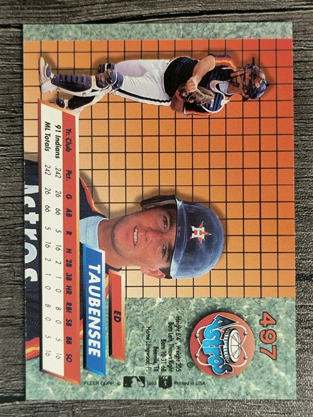 1992 Ultra #497 Ed Taubensee RC