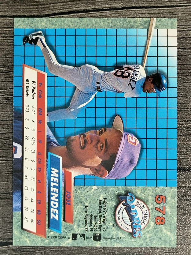 1992 Ultra #578 Jose Melendez