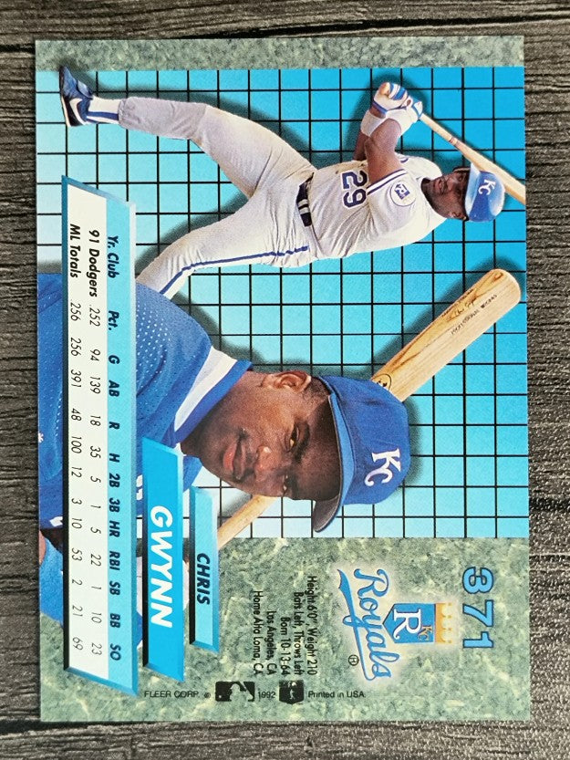 1992 Ultra #371 Chris Gwynn