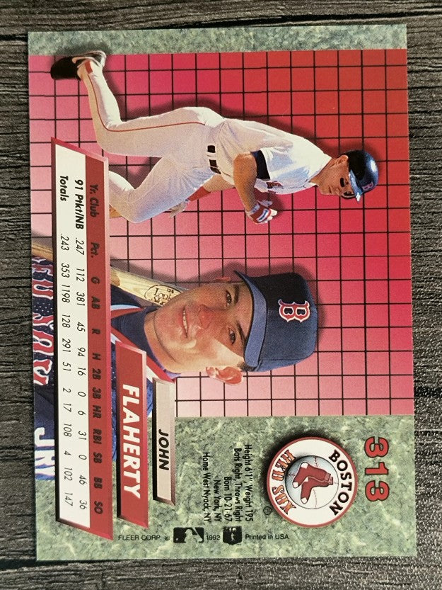 1992 Ultra #313 John Flaherty RC