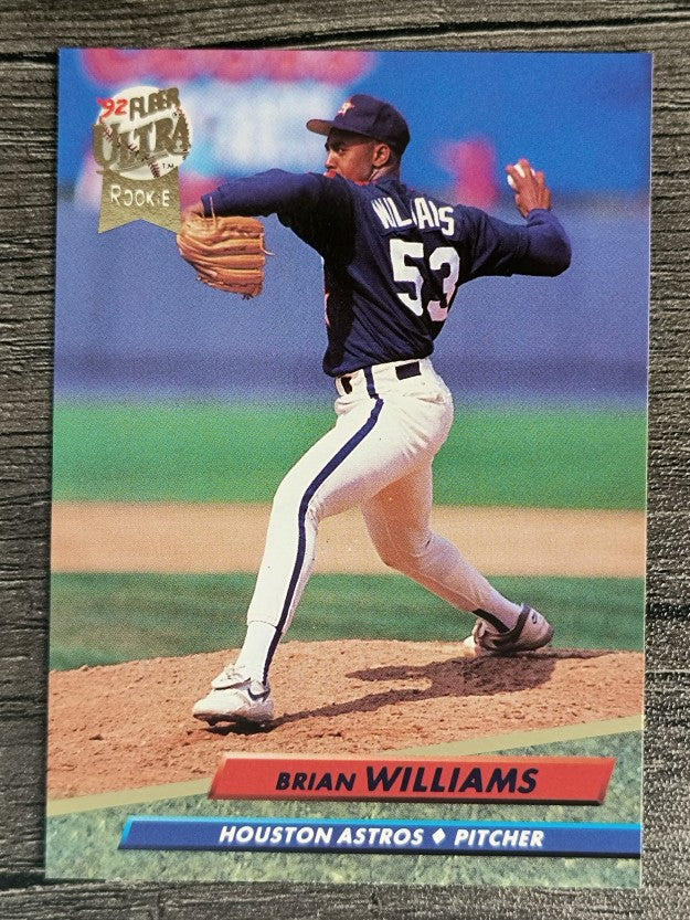 1992 Ultra #498 Brian Williams RC