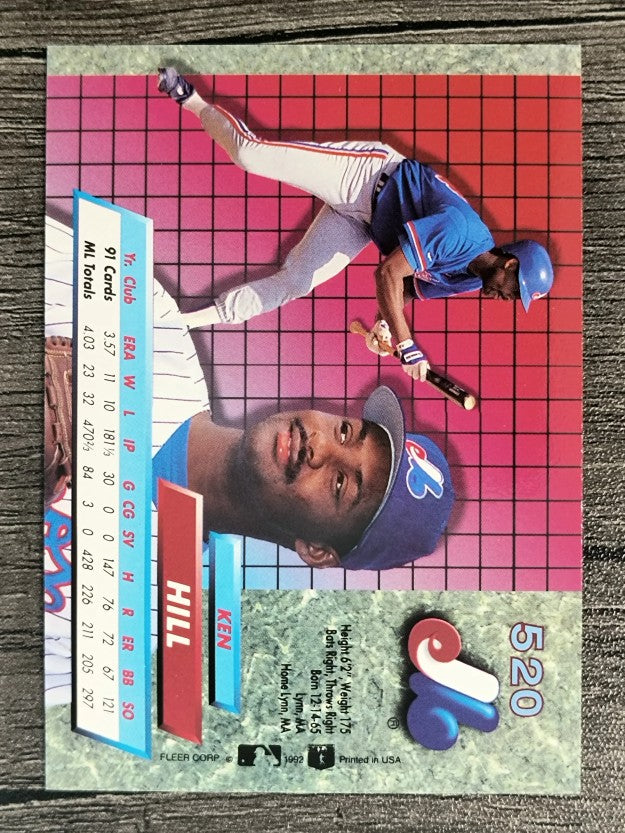 1992 Ultra #520 Ken Hill