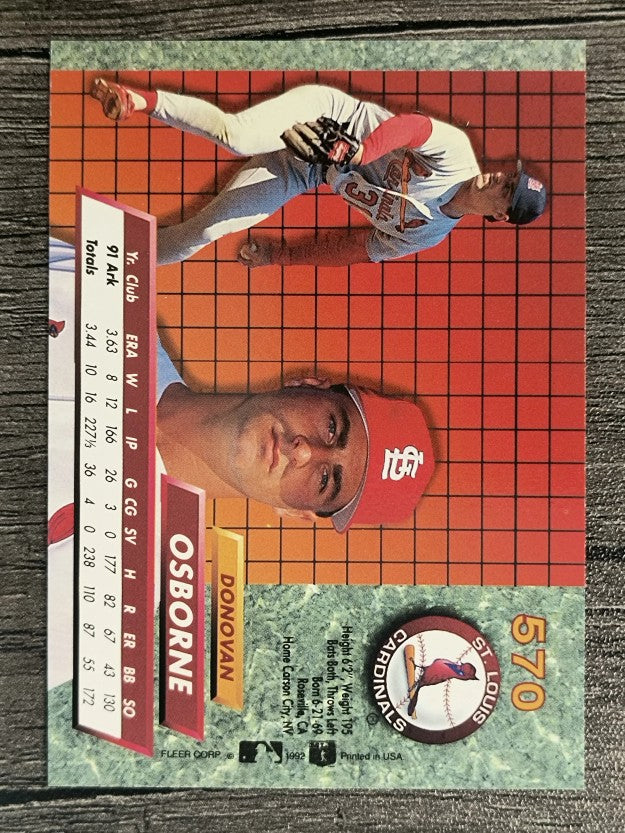1992 Ultra #570 Donovan Osborne