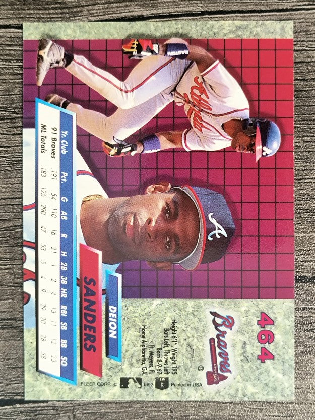 1992 Ultra #464 Deion Sanders