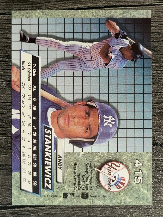 1992 Ultra #415 Andy Stankiewicz